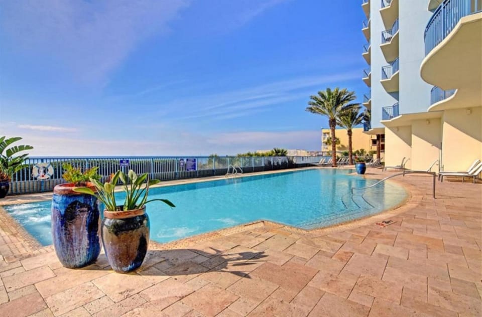 Property building, View (from property/room), Pool view, Sea view, Swimming pool