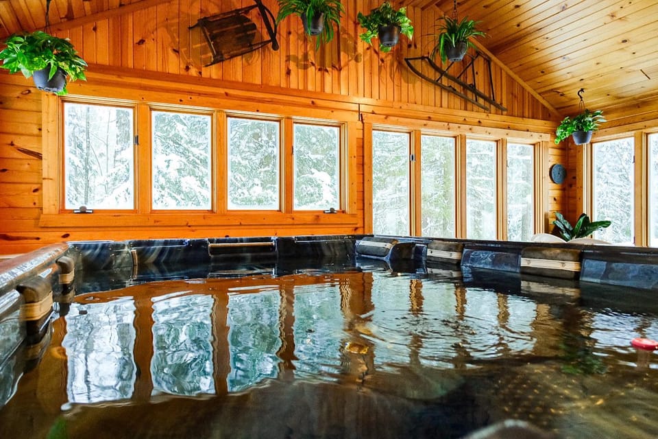 Winter, Hot Tub, View (from property/room), Spa and wellness centre/facilities
