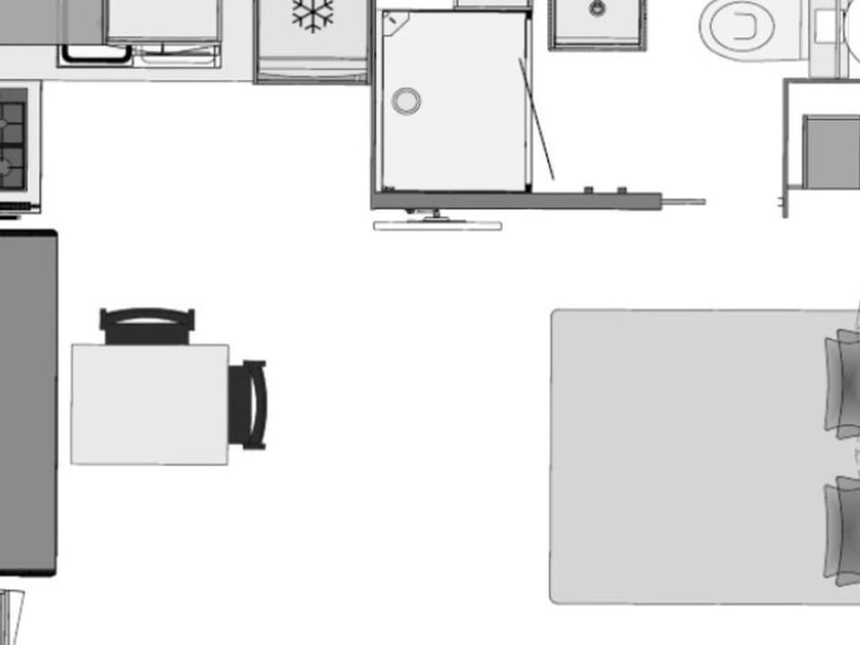 Mobil-home 20m² avec Terrasse - 1 Chambre, 2 Personnes - API-1-52-1269 Campground/ 
RV Resort in Auvergne-Rhône-Alpes