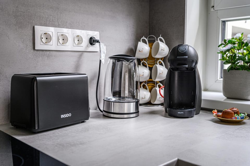 Coffee/tea facilities, Kitchen or kitchenette, toaster