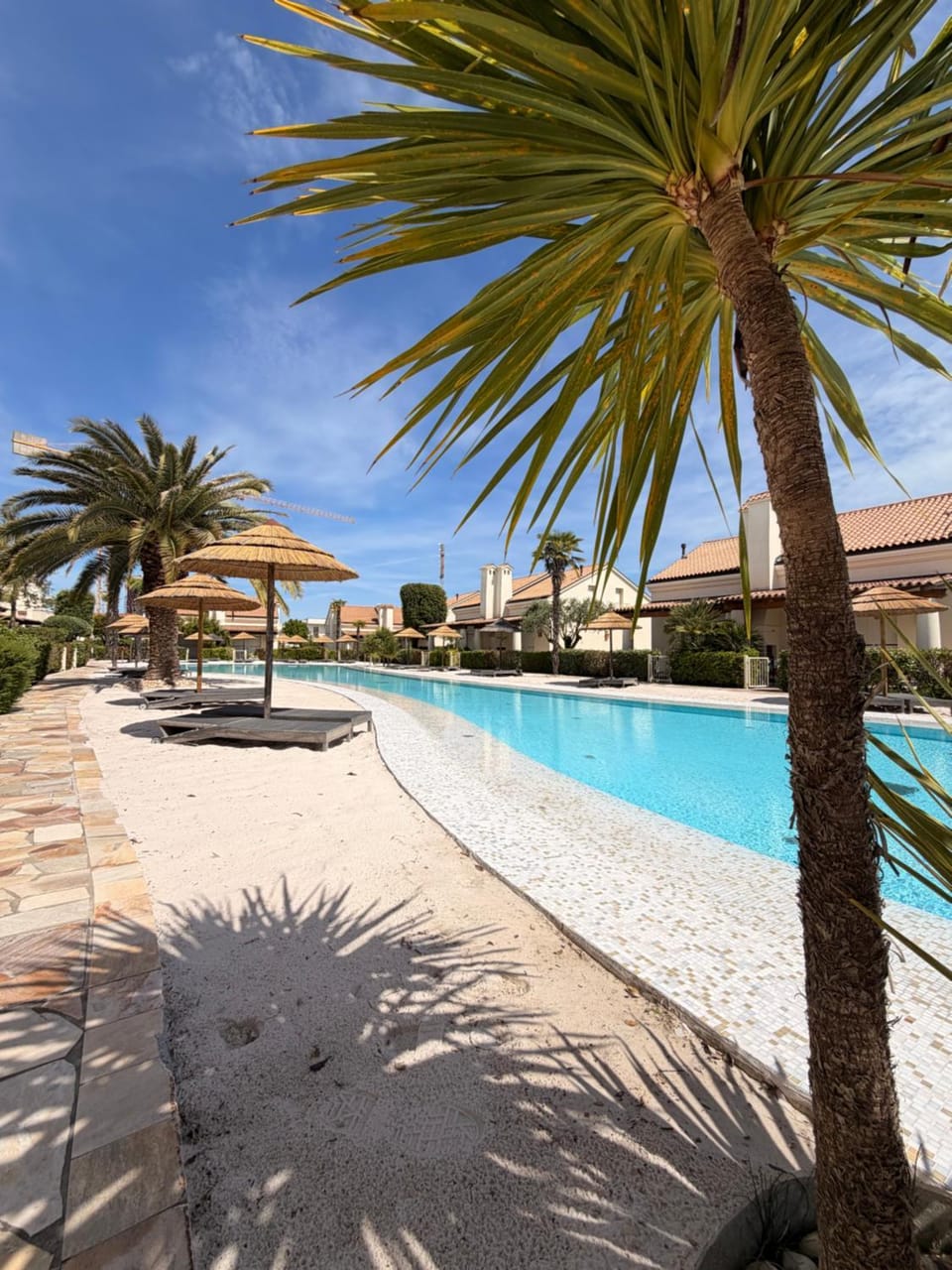 Pool view, Swimming pool, sunbed