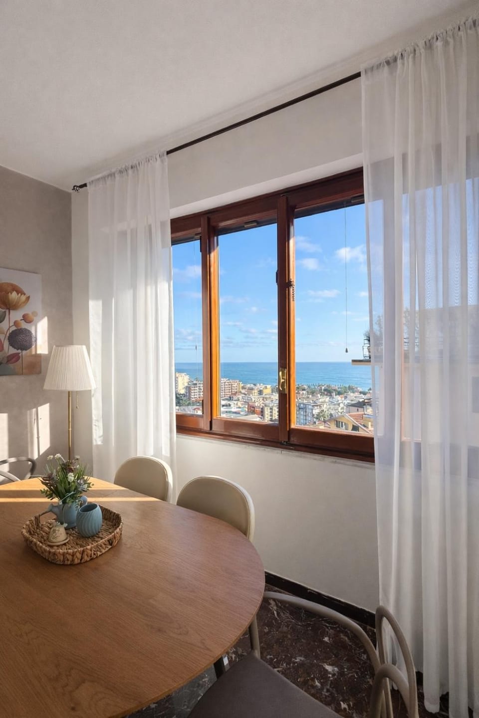 Natural landscape, Summer, Living room, Seating area, Dining area, Sea view, Seasons, Sunset