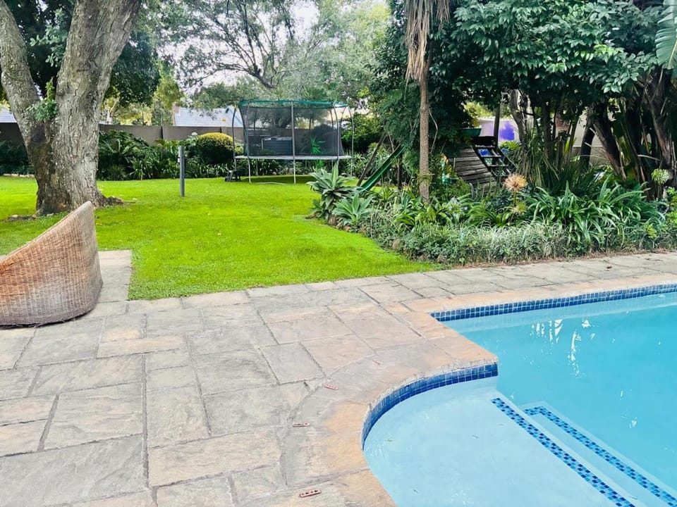 Natural landscape, Garden, Garden view, Pool view, Swimming pool