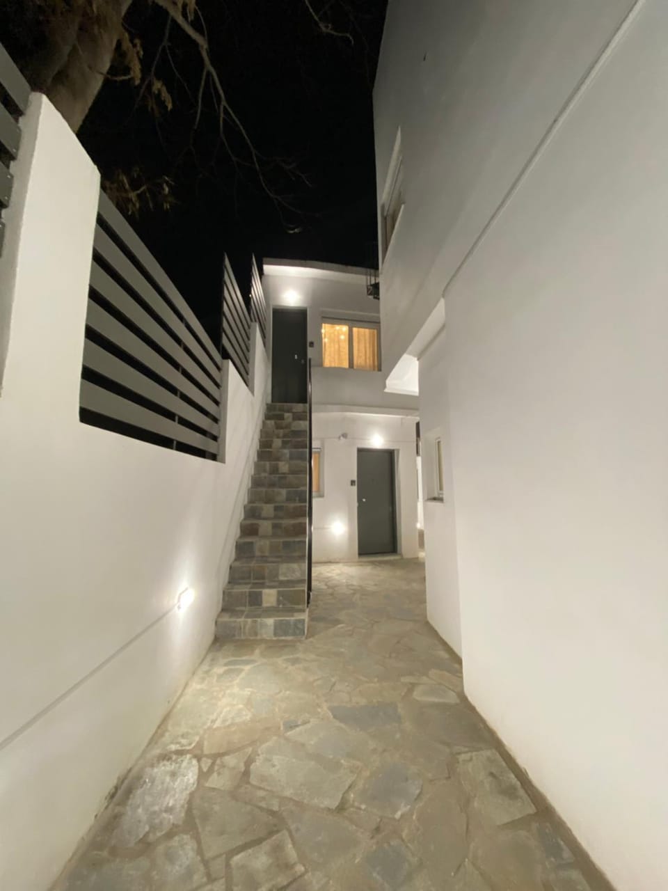 Property building, Facade/entrance, Night