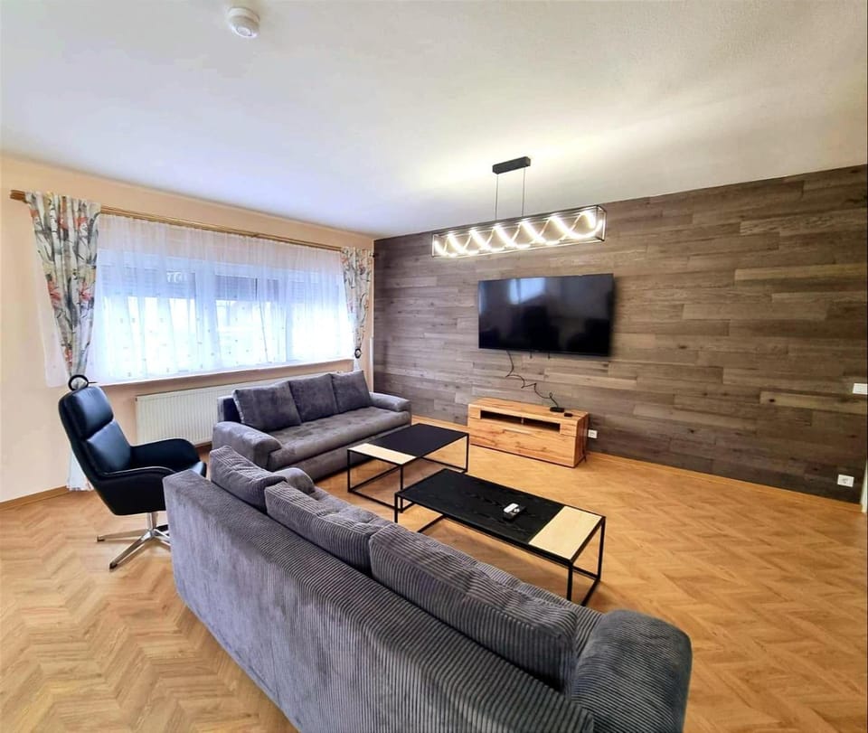 OVER RIVER near FRANKFURT-130 QM-4 ROOMS- 6 BEDS-PARKING-AIR CONDITIONER Apartment in Hesse