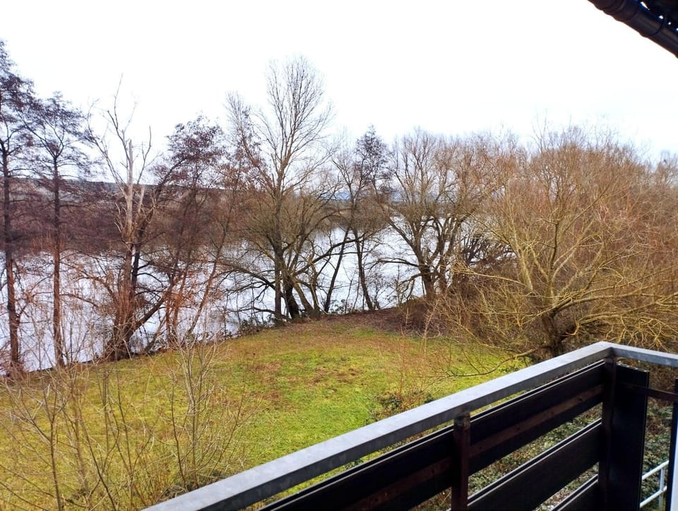 OVER RIVER near FRANKFURT-130 QM-4 ROOMS- 6 BEDS-PARKING-AIR CONDITIONER Apartment in Hesse