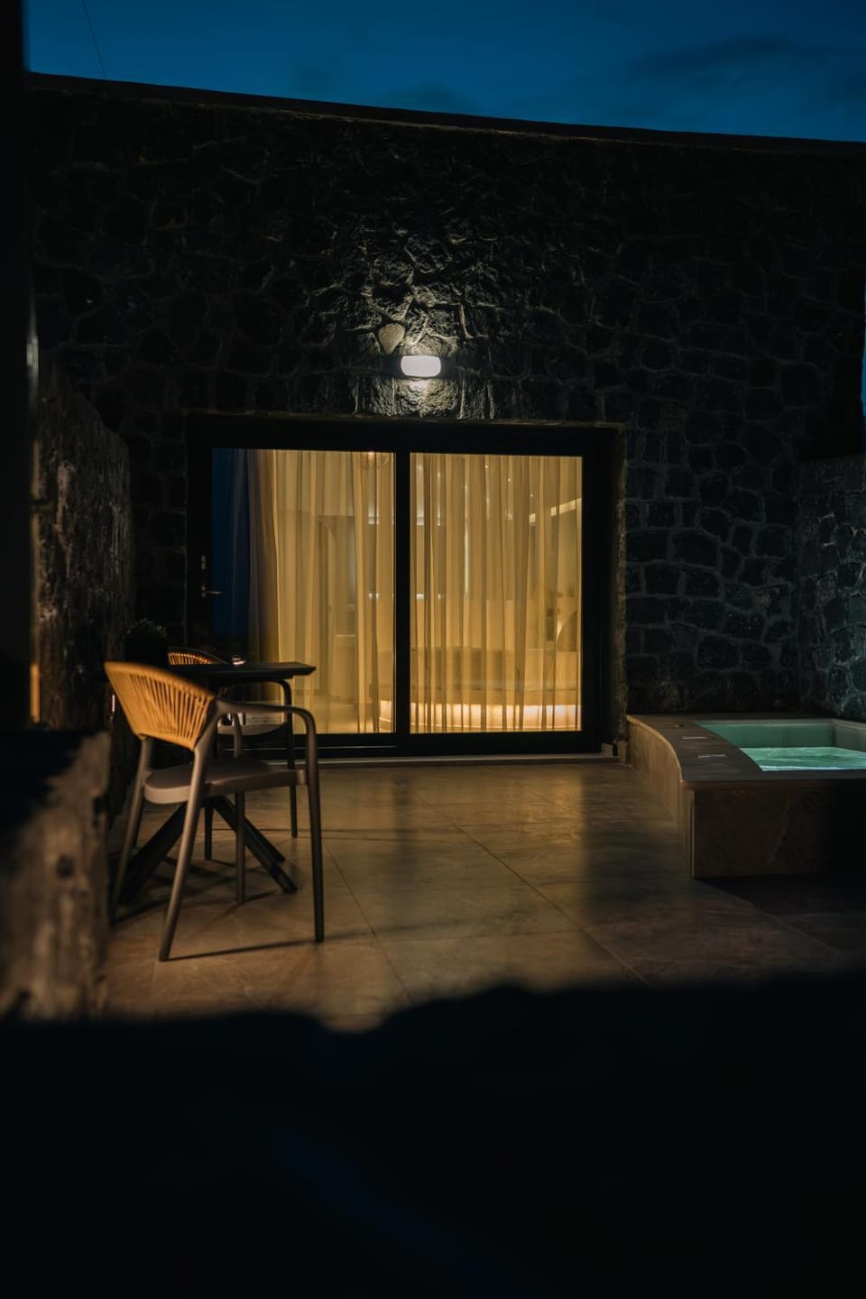 Patio, Night