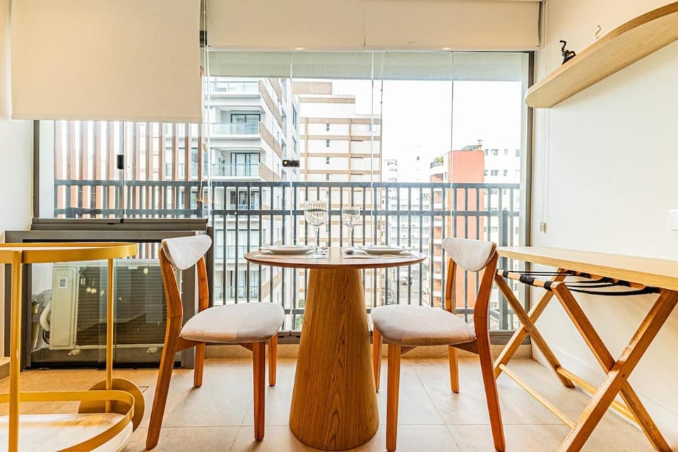 Dining area, air conditioner