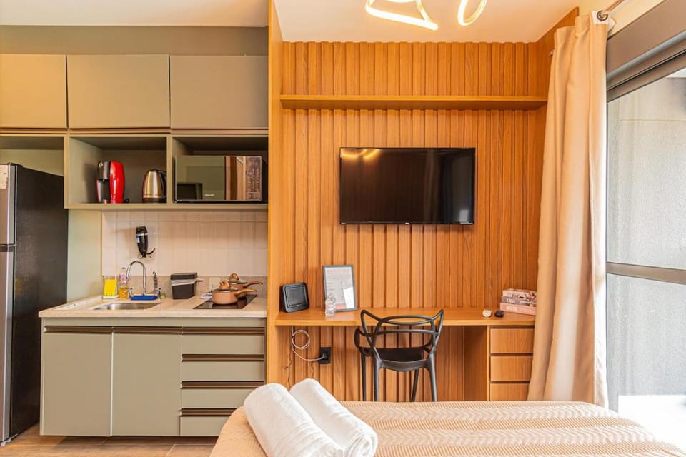 Mitre Brooklin 601 - Moderno C/Ar Cond. e piscina Apartment in Sao Paulo City