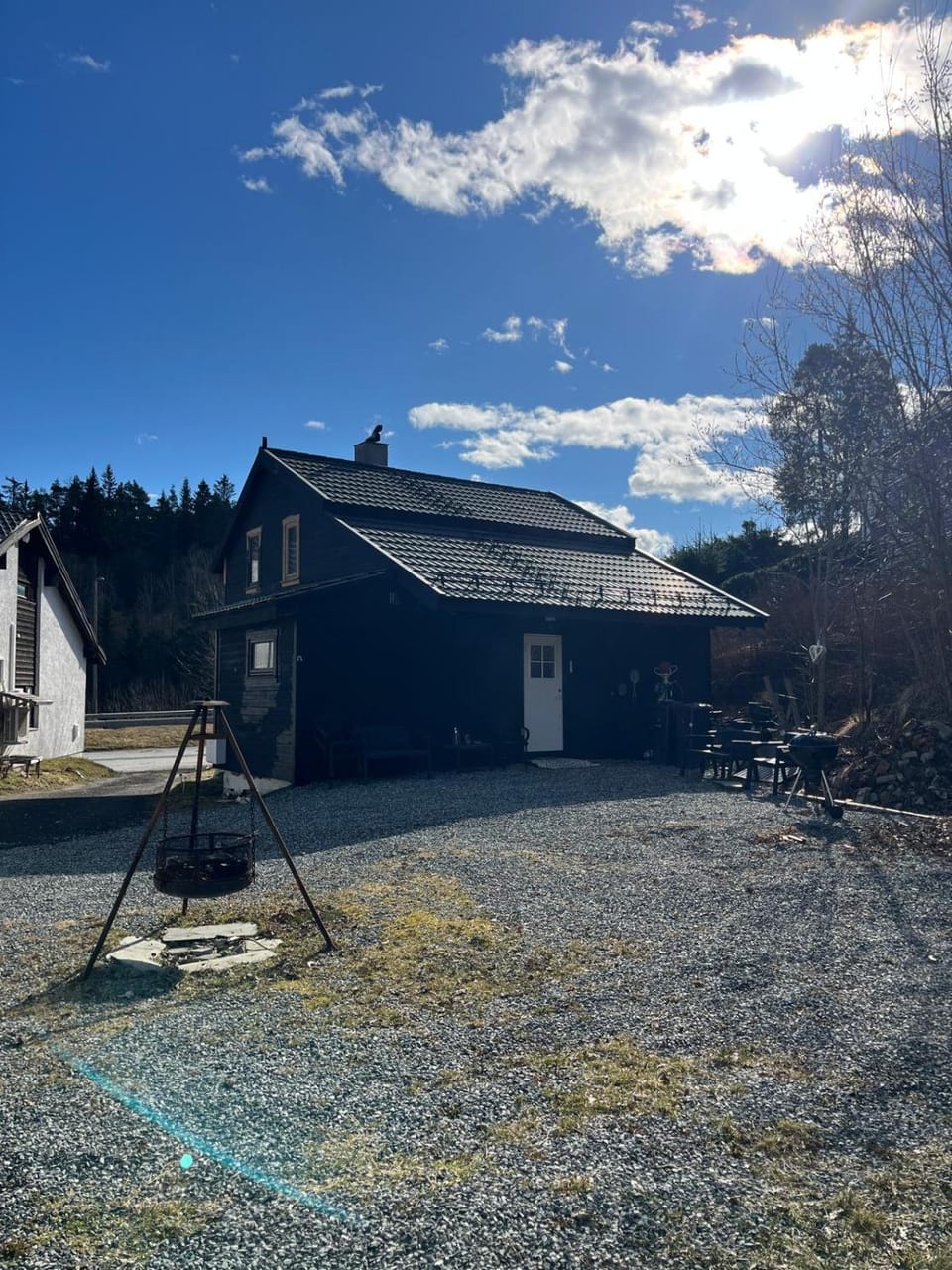 Property building, Spring, Day