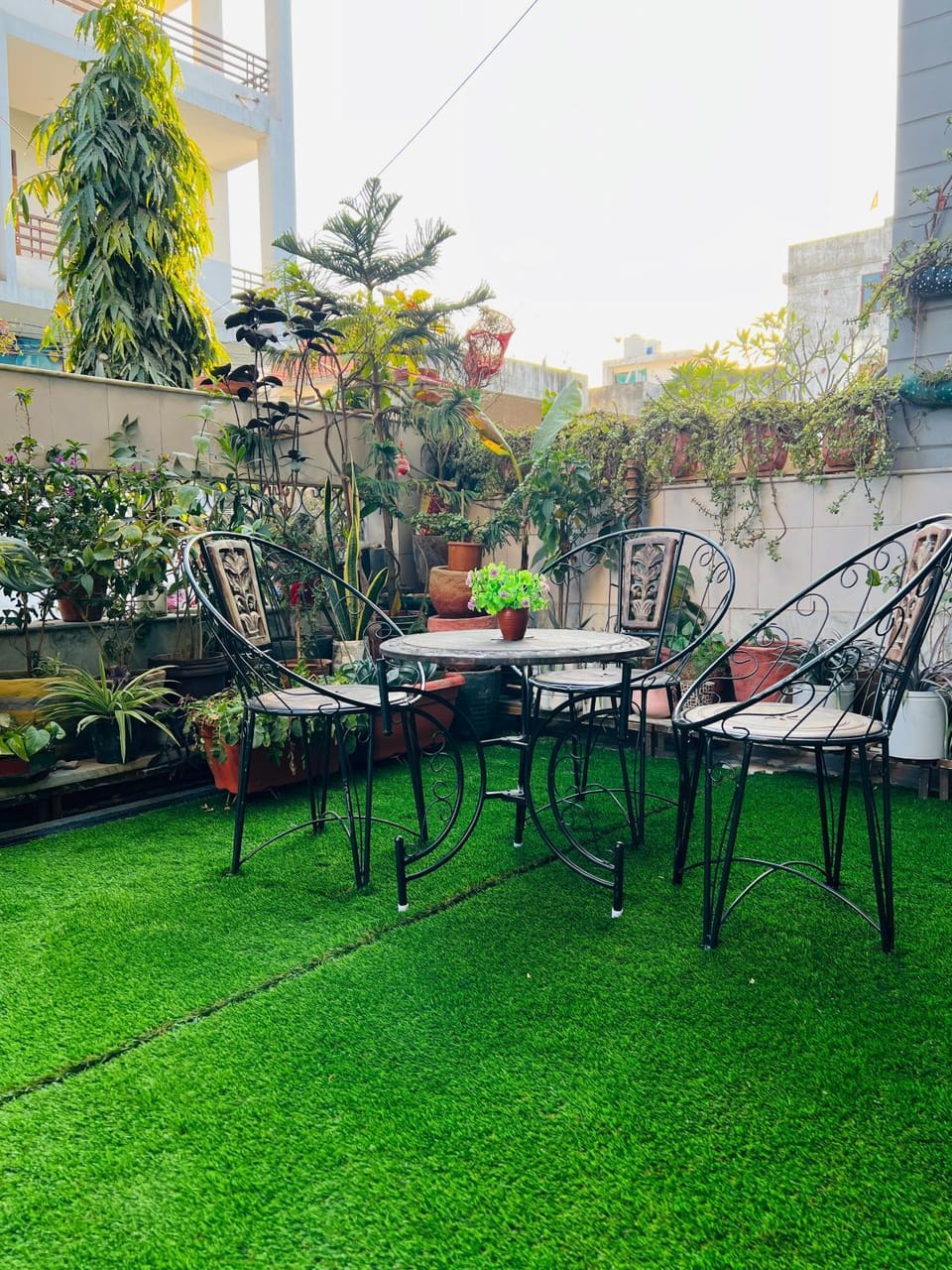 Property building, Garden