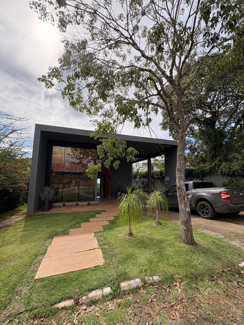 Property building, Garden view