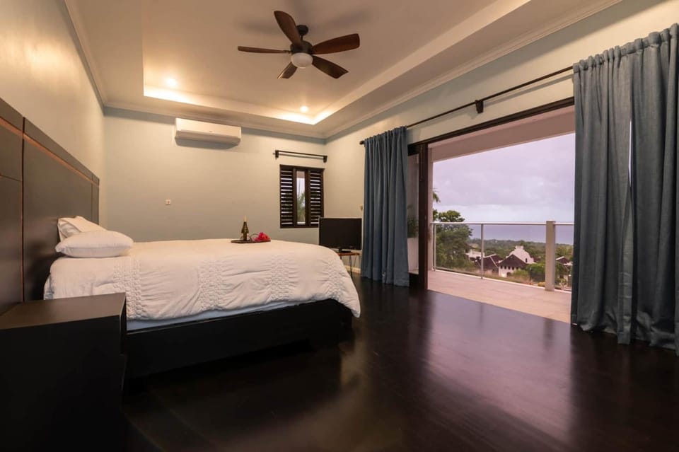 Modern 4BR Hillside Villa Pool & Beach Club Access Villa in St. James Parish