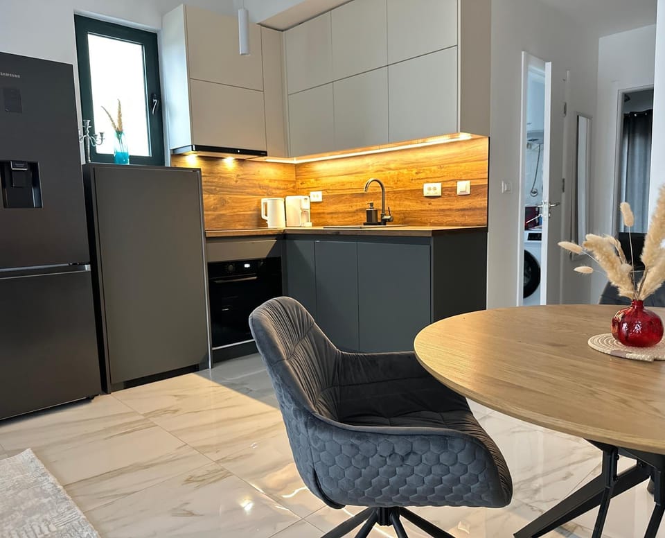 Kitchen or kitchenette, Dining area, oven