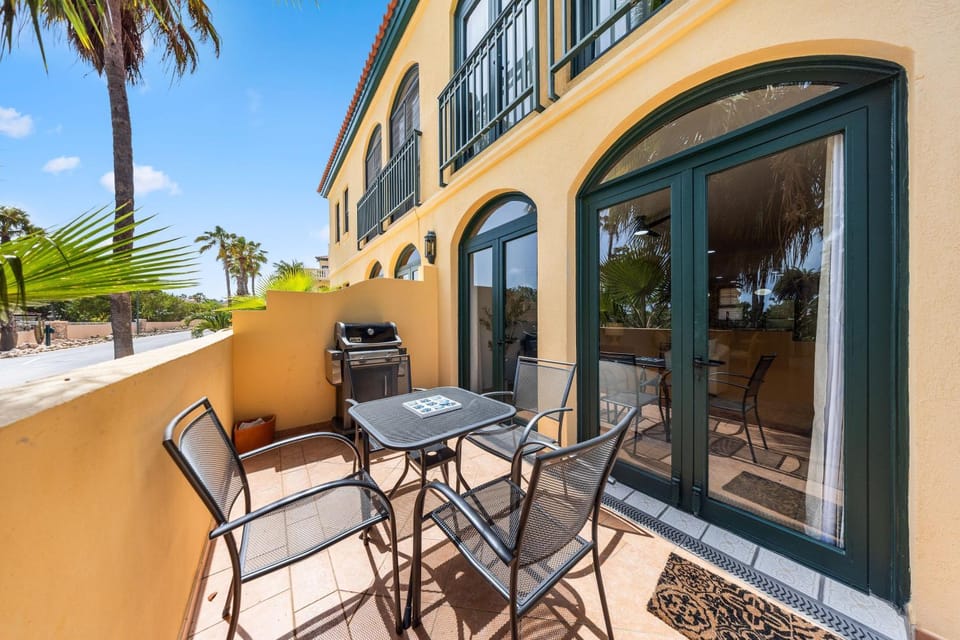 Property building, Day, BBQ facilities, View (from property/room), Balcony/Terrace, Seating area
