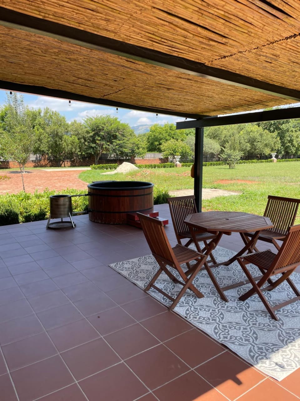 Property building, Patio