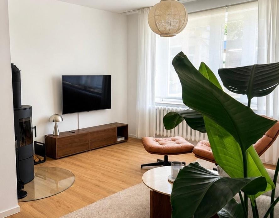 Design-Wohnung mit Sauna und Kamin - zu Fuß zum Strand Apartment in Kühlungsborn
