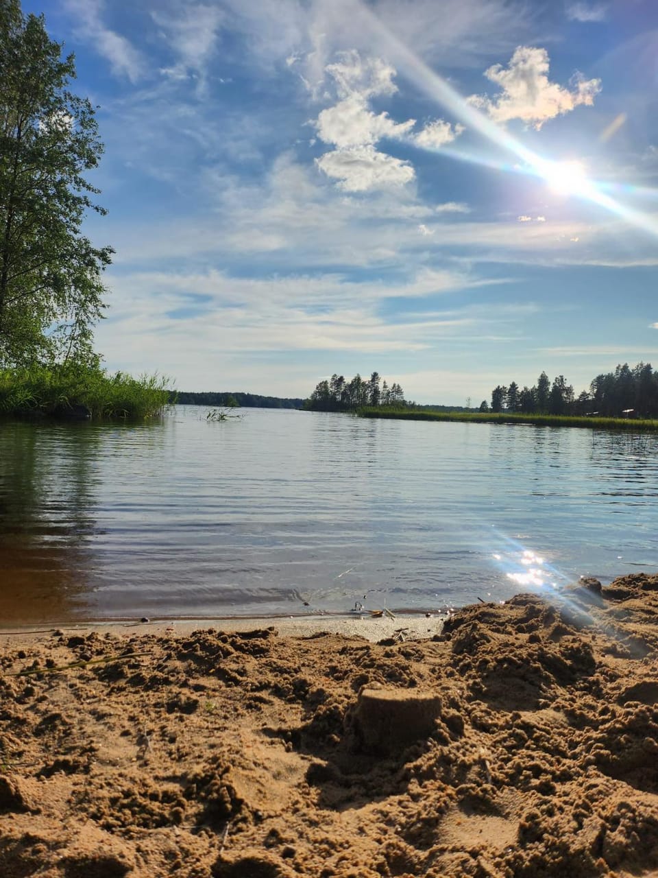 Beach, Lake view