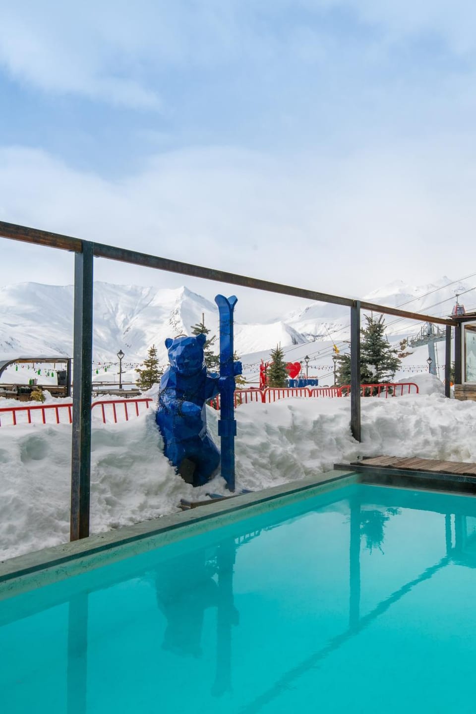 Day, Natural landscape, Winter, Pool view, Swimming pool
