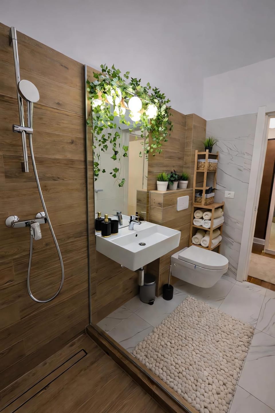 Shower, Bathroom, towels