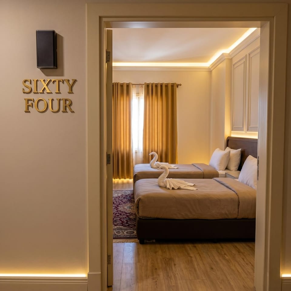 Bed, Living room, Photo of the whole room, Seating area, Bedroom, towels