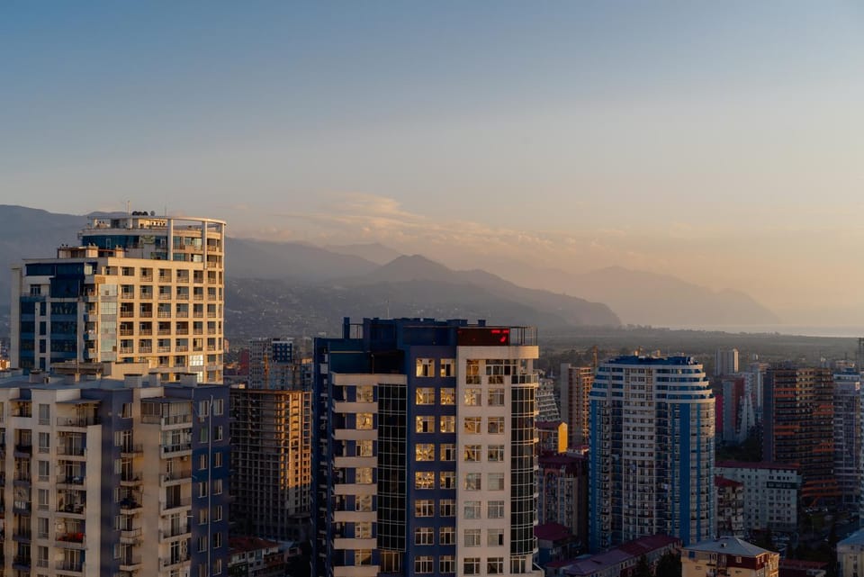 Day, City view, Mountain view