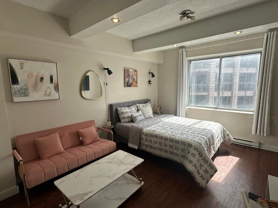 studio in heart of DT, walk to 2 metros, Concordia Apartment in Montreal