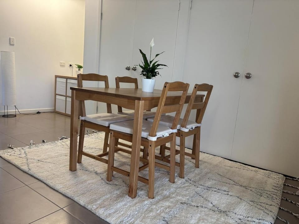 Dining area, air conditioner