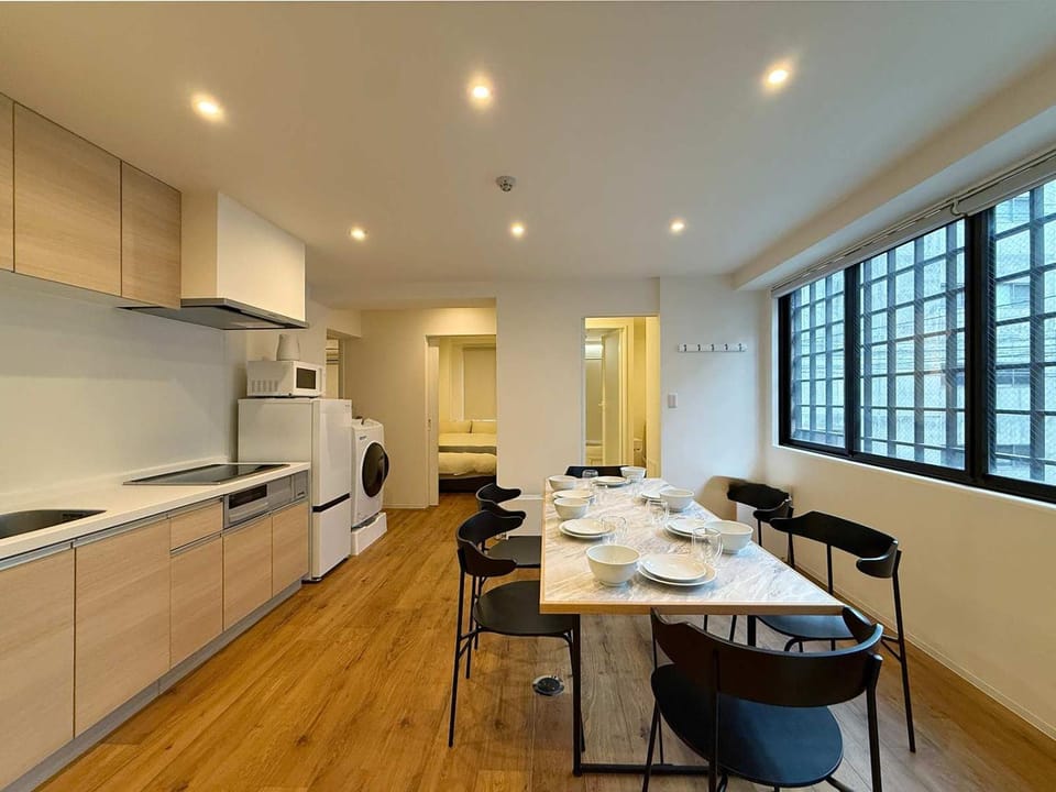 b hotel Tekkyodo - Bright & New 2BR Apartment Group Friendly Apartment in Hiroshima