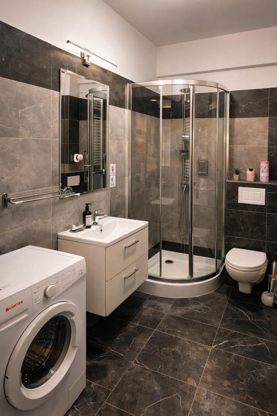 Bathroom, washing machine