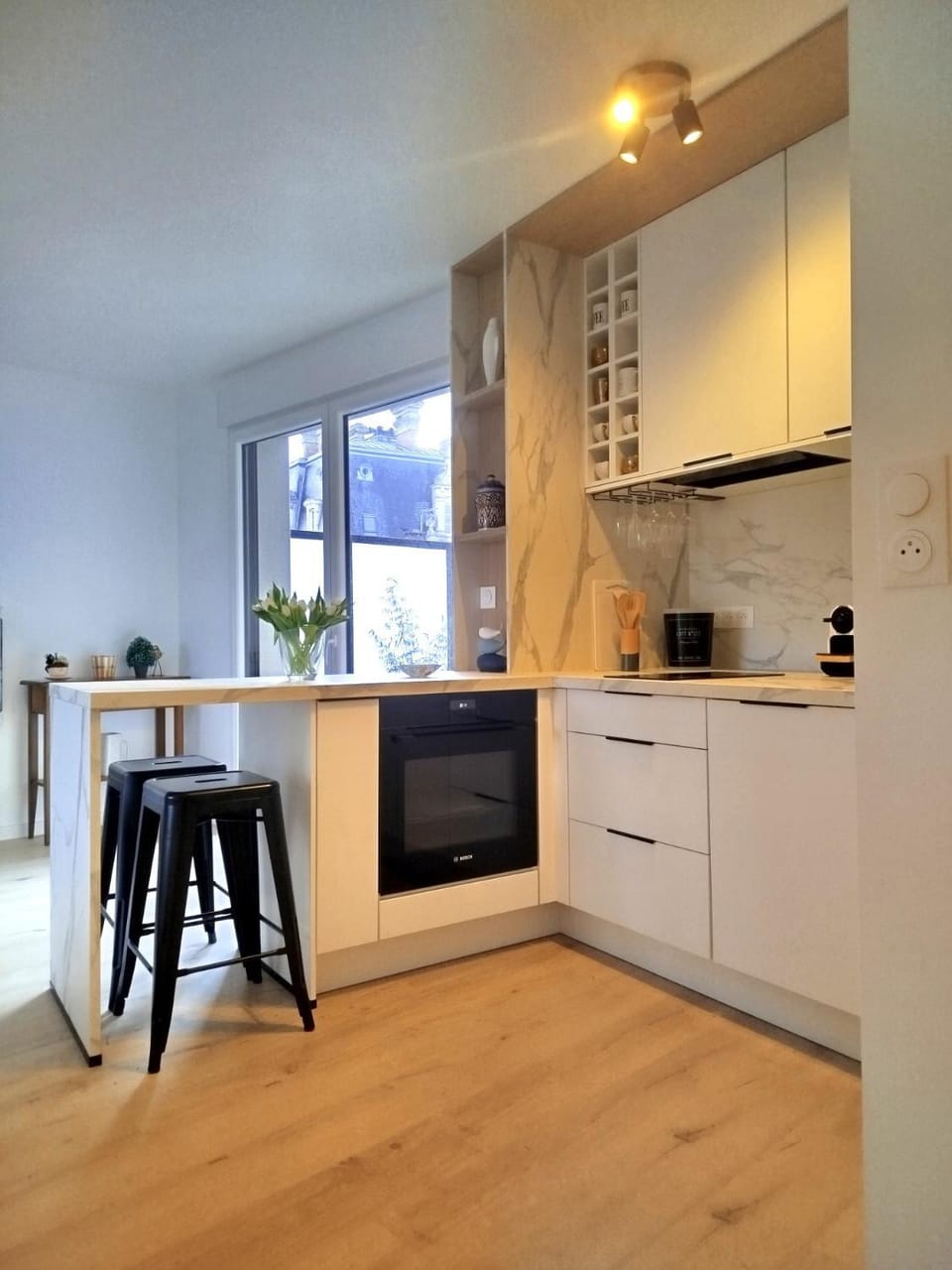 Kitchen or kitchenette, kitchen