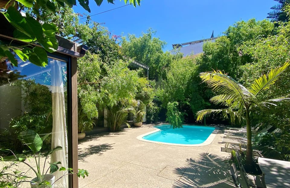 Spring, Day, Garden, View (from property/room), Garden view, Pool view, Swimming pool, Swimming pool