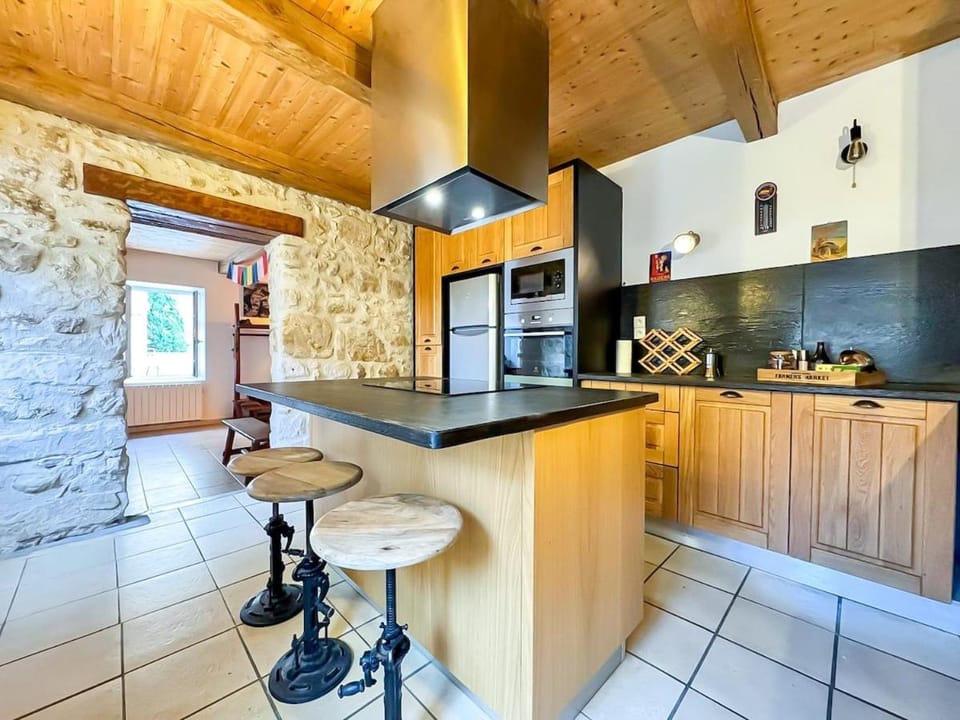 Dining area, oven, stove, kitchen
