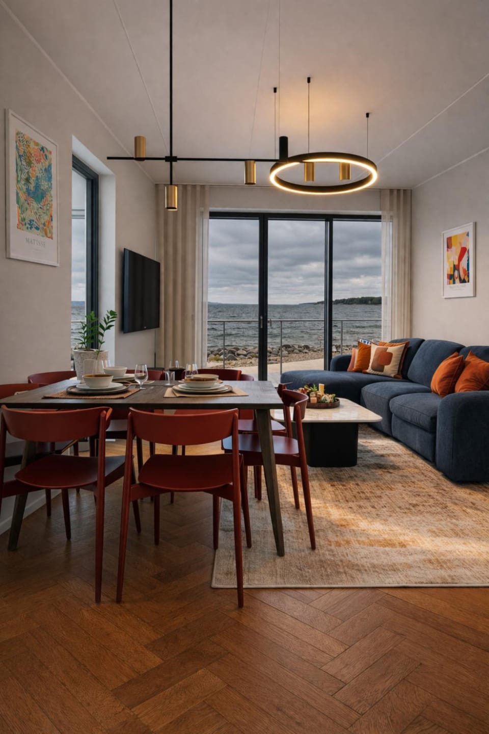 TV and multimedia, Living room, Dining area