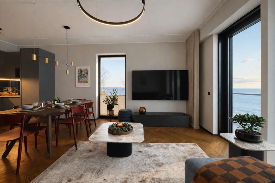 Living room, Sea view