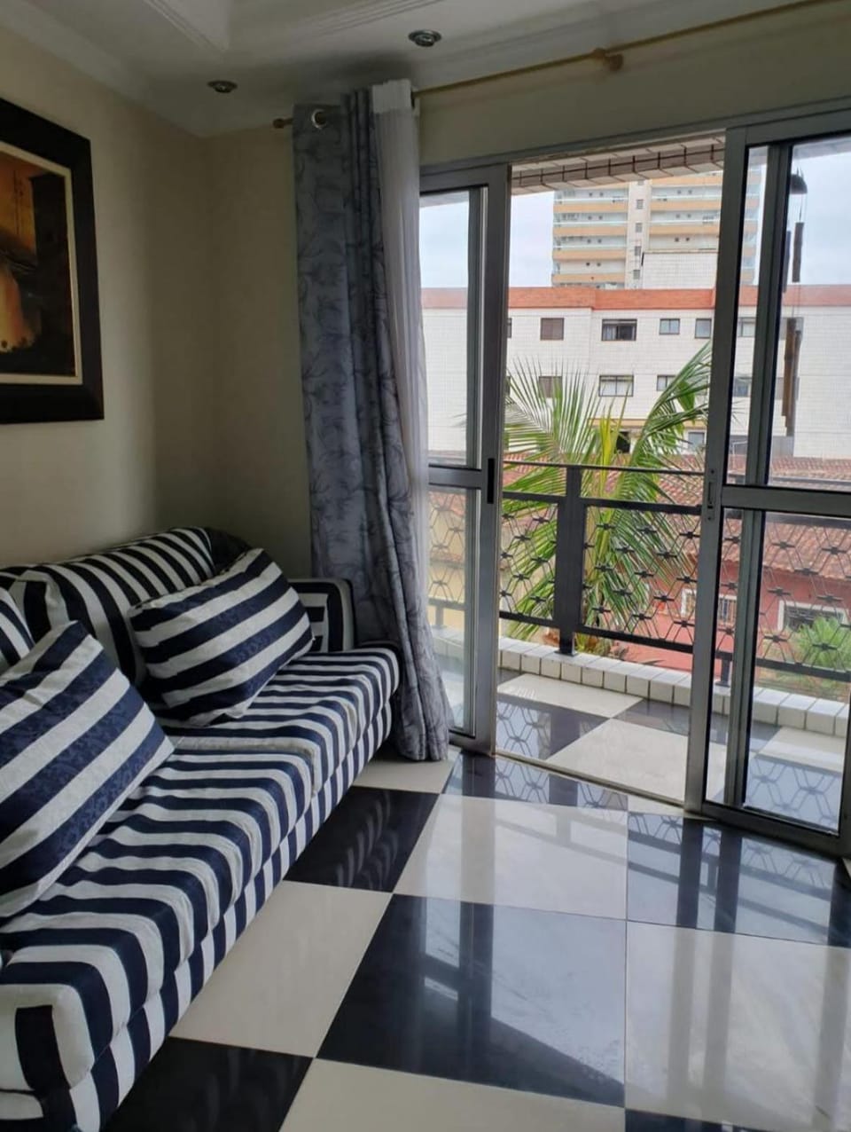 Apartamento Praia Grande Caiçara Vista para o Mar Apartment in State of São Paulo