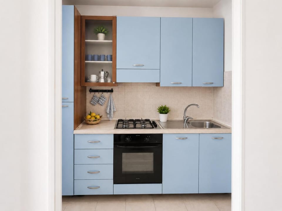 Kitchen or kitchenette, kitchen