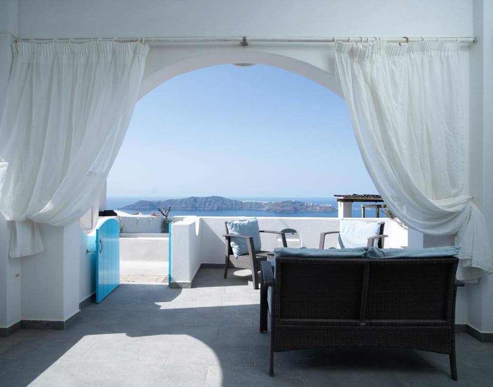 Day, View (from property/room), Balcony/Terrace, Sea view, Sunset