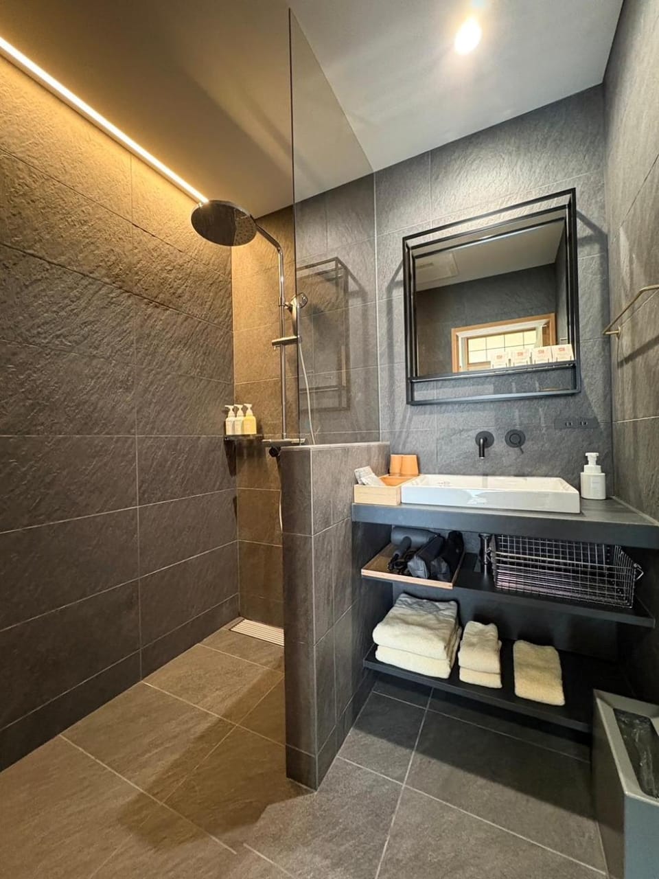 Shower, Bathroom, towels