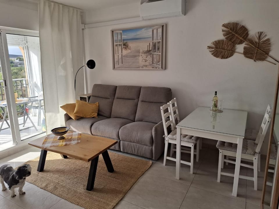 Living room, Dining area, air conditioner