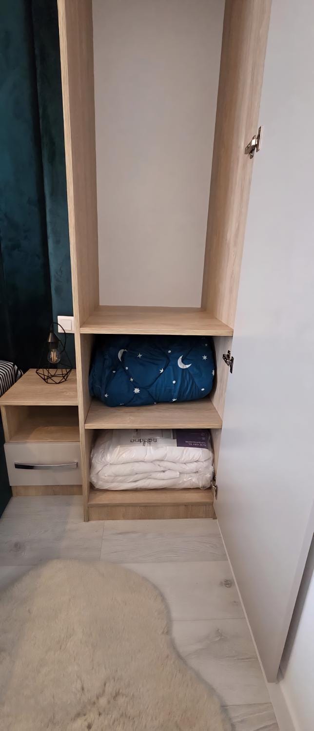 Bed, Photo of the whole room, Bedroom, wardrobe