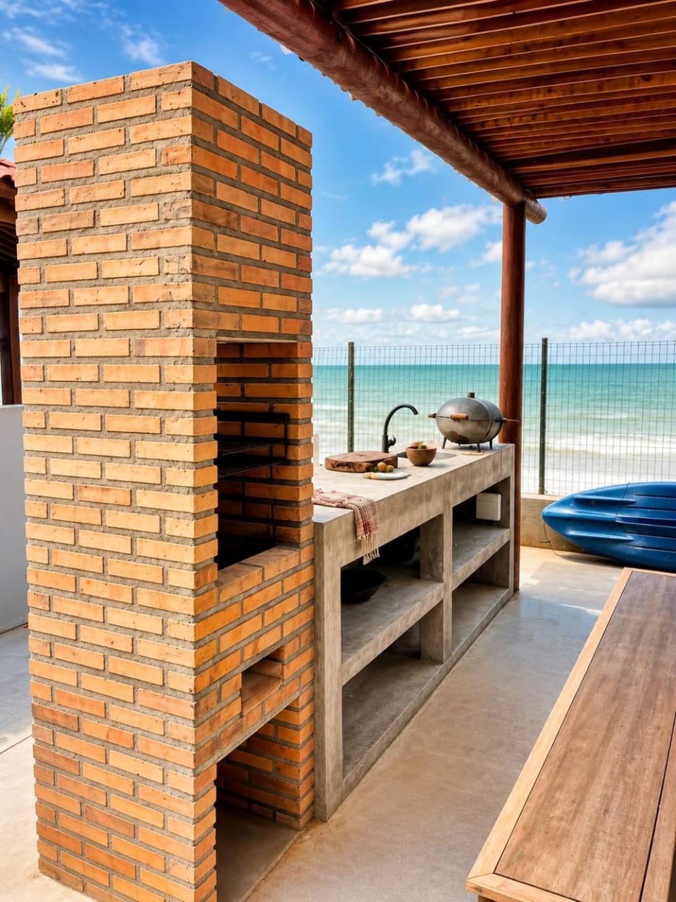 BBQ facilities, Sea view