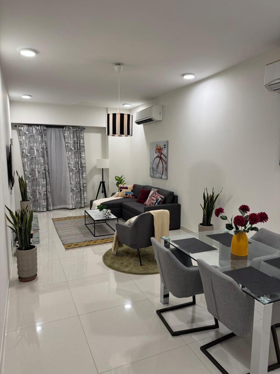 Living room, air conditioner