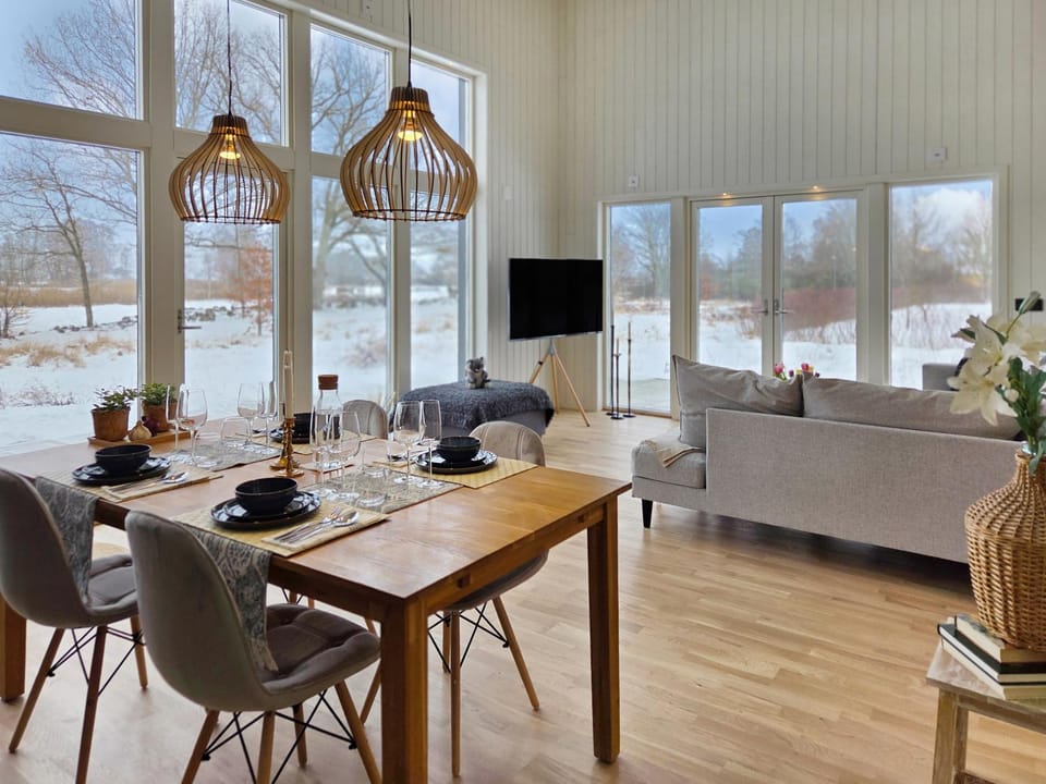 Nybyggt hus med 3 sovrum, jacuzzi och närhet till strand Apartment in Kalmar County, Sweden