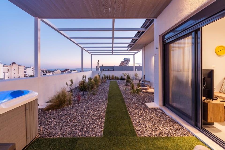Ether Rooftop Spa in Glyfada C47 Apartment in South Athens