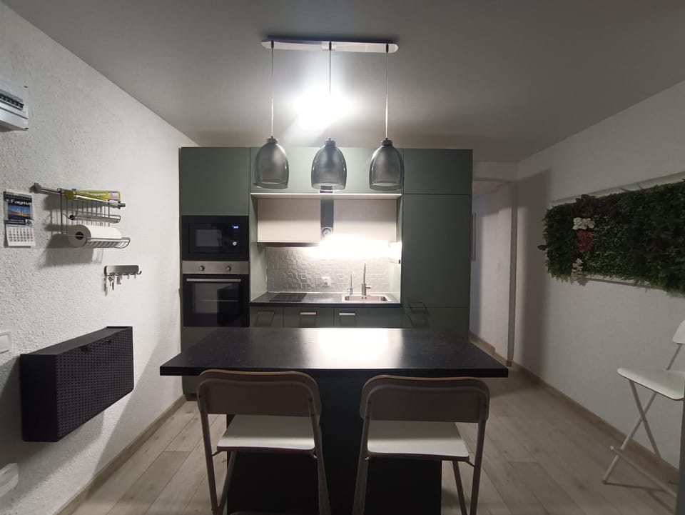 Kitchen or kitchenette, dishwasher