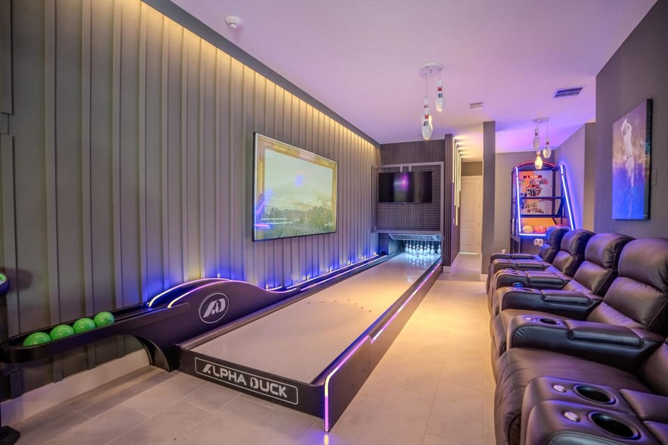 Luxury Golf Estate with Private Bowling Alley House in Osceola County
