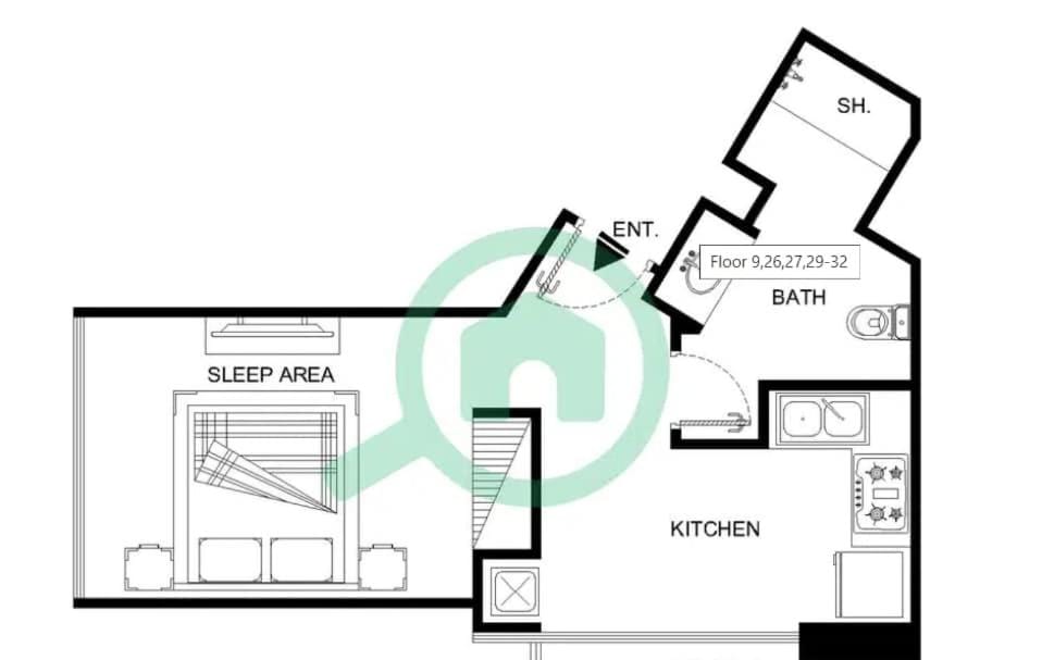 Free housekeeping visits during your stay - StayShort - Chic Studio Retreat in Business Bay City View Apartment in Dubai