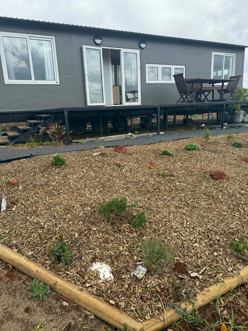 Property building, Garden view