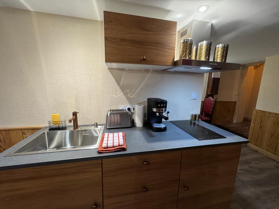 Kitchen or kitchenette, kitchen